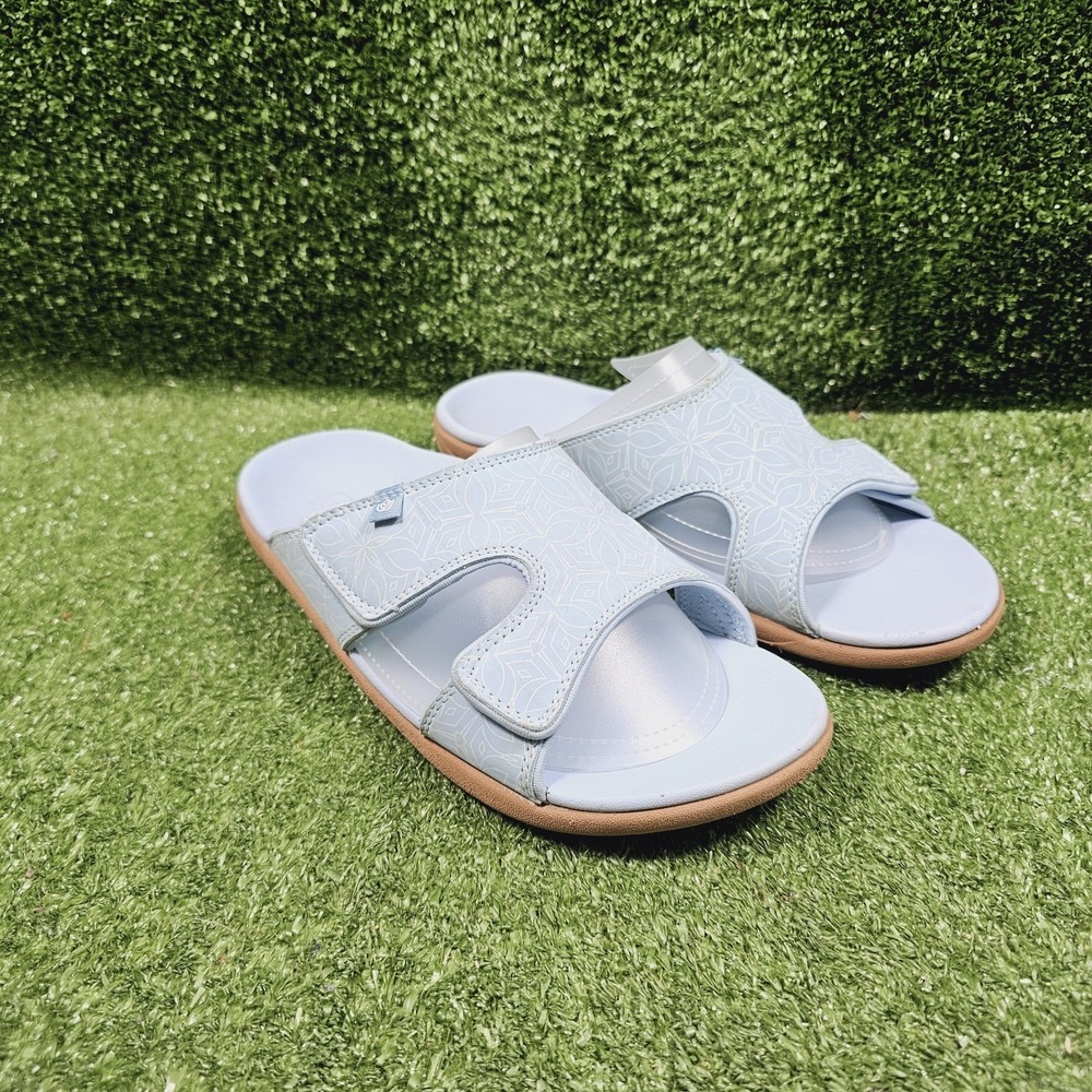 Spencoโ Orthotic Kholo Light Blue Slip On Comfort Sandals Womens Size 10